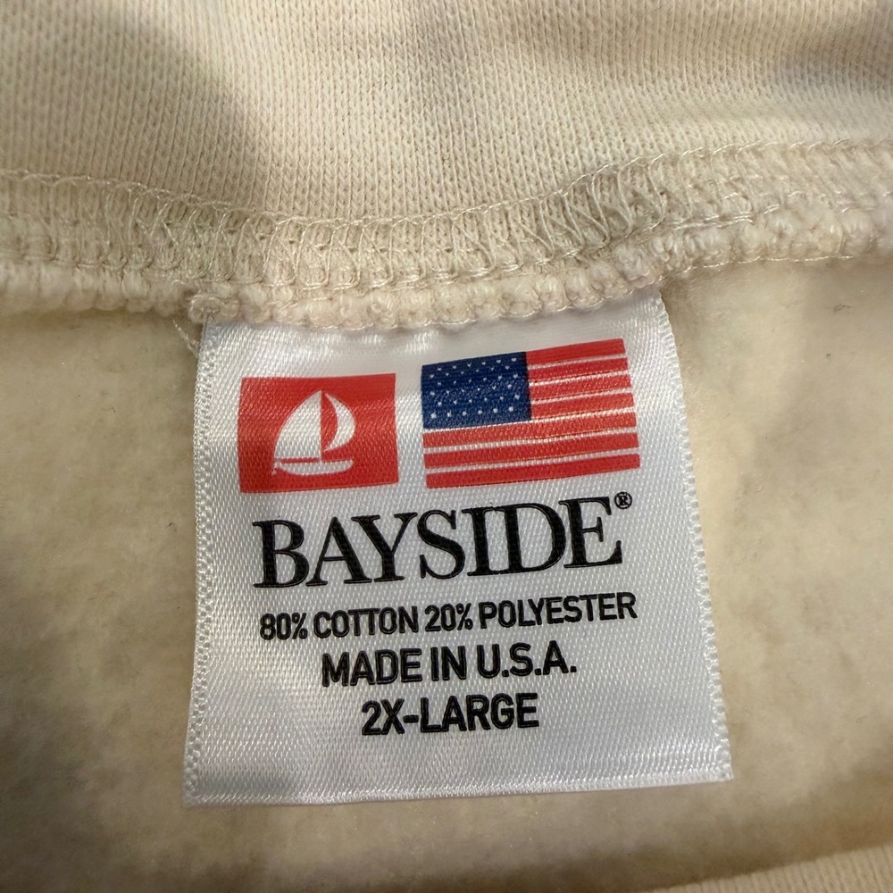 Bayside US House of Representatives Sweatshirt Mens 2XL Ivory USA Embroidered - Picture 4 of 6